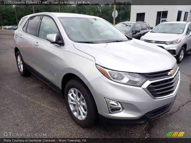 Silver Ice Metallic / Jet Black 2020 Chevrolet Equinox LT AWD