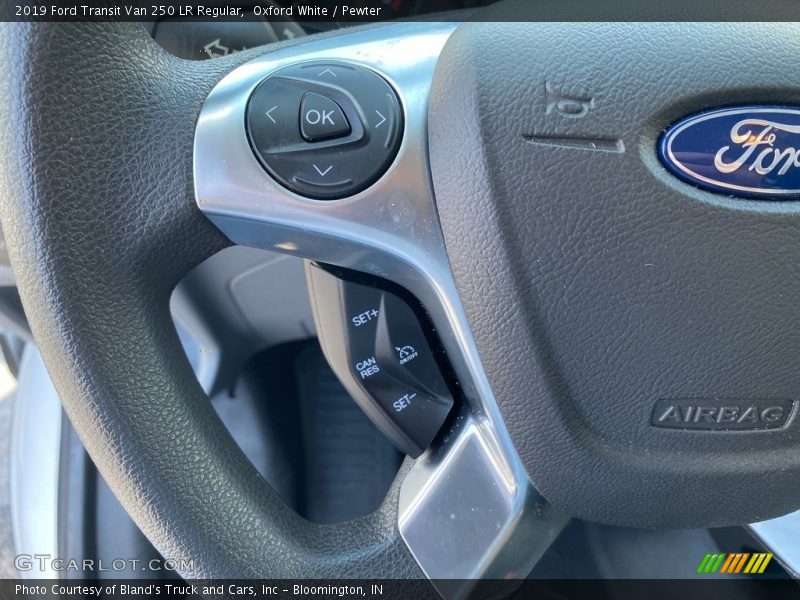Oxford White / Pewter 2019 Ford Transit Van 250 LR Regular