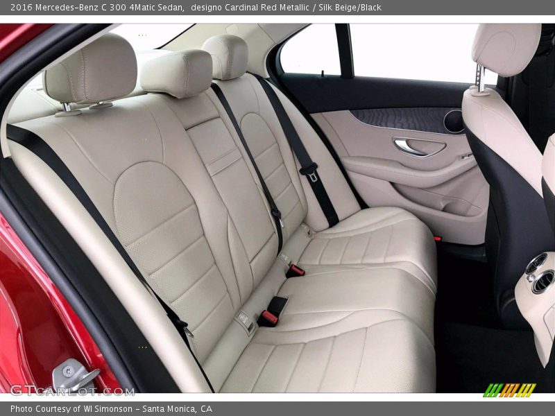 designo Cardinal Red Metallic / Silk Beige/Black 2016 Mercedes-Benz C 300 4Matic Sedan