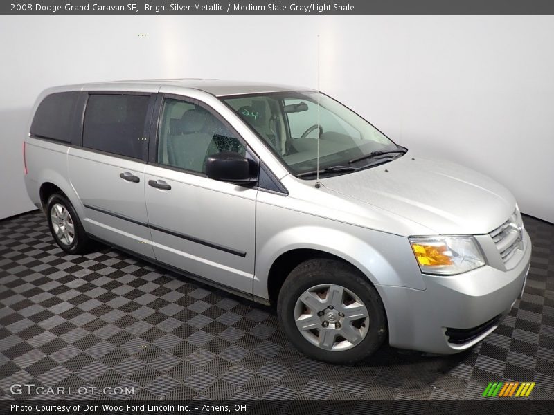 Bright Silver Metallic / Medium Slate Gray/Light Shale 2008 Dodge Grand Caravan SE