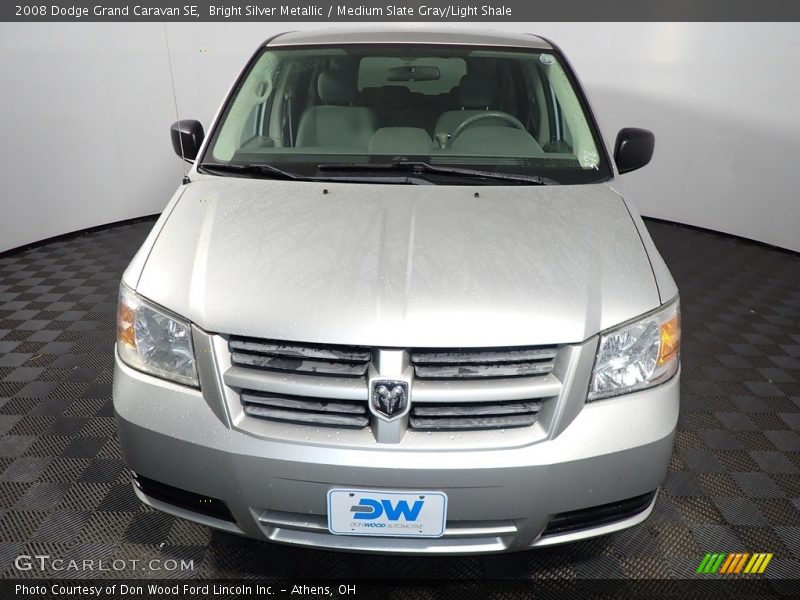 Bright Silver Metallic / Medium Slate Gray/Light Shale 2008 Dodge Grand Caravan SE