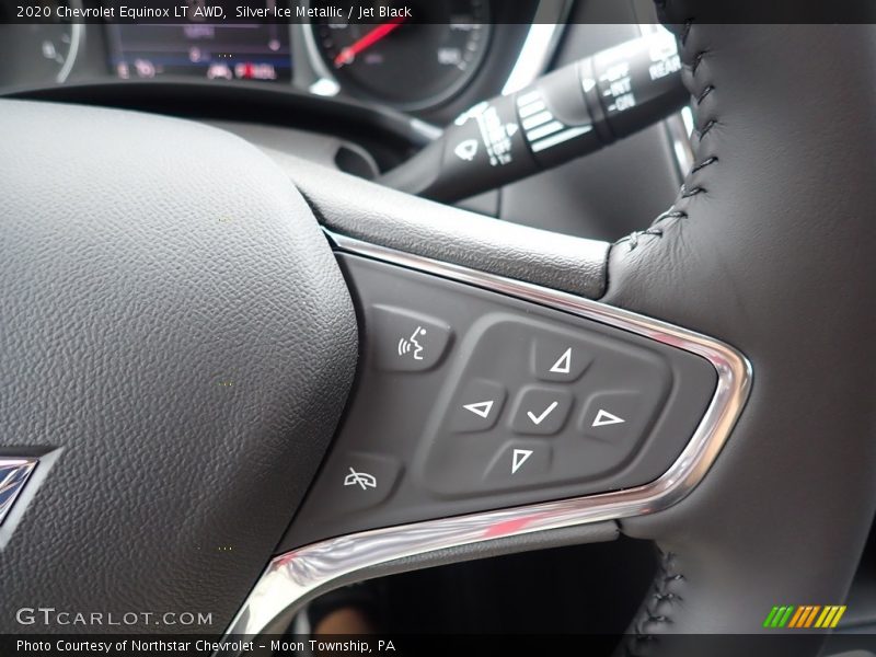 Silver Ice Metallic / Jet Black 2020 Chevrolet Equinox LT AWD