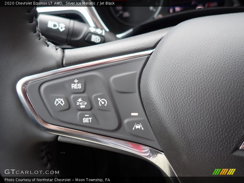 Silver Ice Metallic / Jet Black 2020 Chevrolet Equinox LT AWD