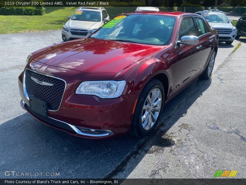Velvet Red Pearl / Black 2019 Chrysler 300 Limited AWD