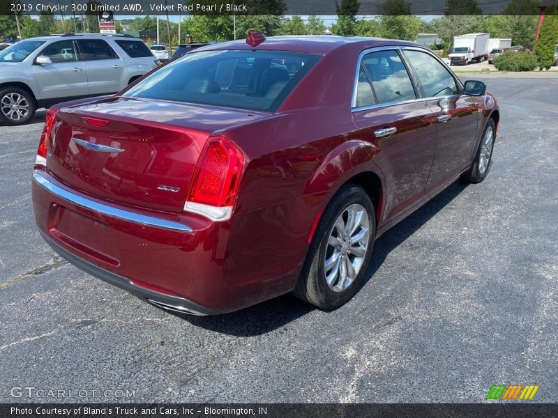 Velvet Red Pearl / Black 2019 Chrysler 300 Limited AWD