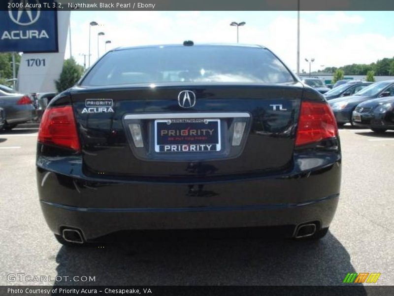 Nighthawk Black Pearl / Ebony 2006 Acura TL 3.2