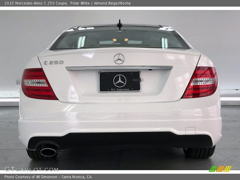 Polar White / Almond Beige/Mocha 2015 Mercedes-Benz C 250 Coupe