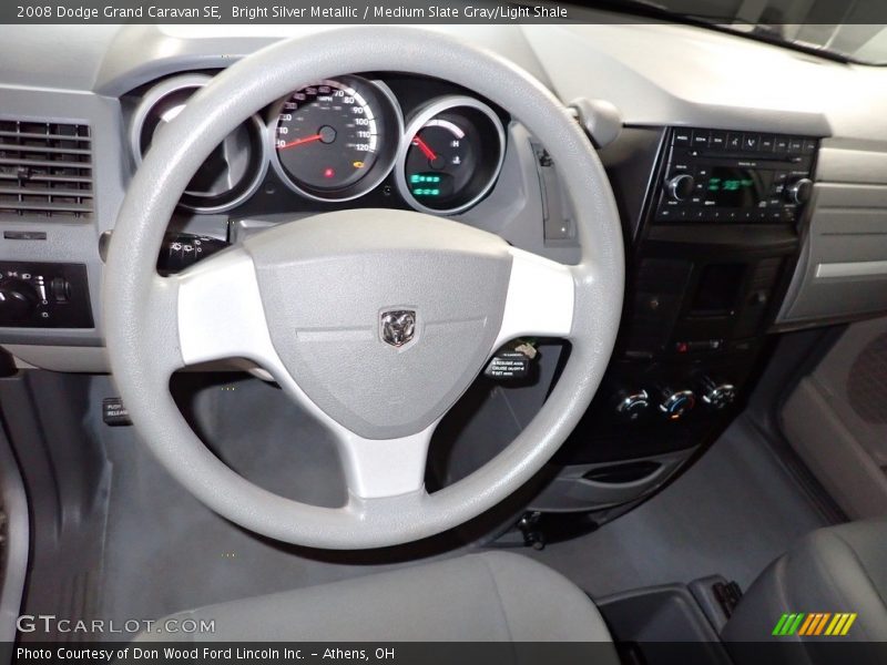 Bright Silver Metallic / Medium Slate Gray/Light Shale 2008 Dodge Grand Caravan SE