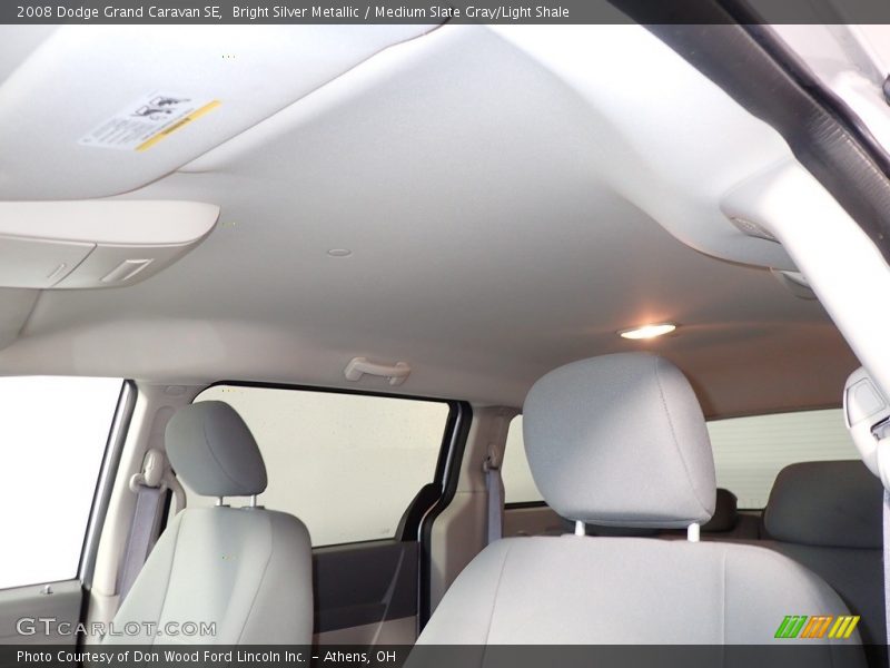 Bright Silver Metallic / Medium Slate Gray/Light Shale 2008 Dodge Grand Caravan SE