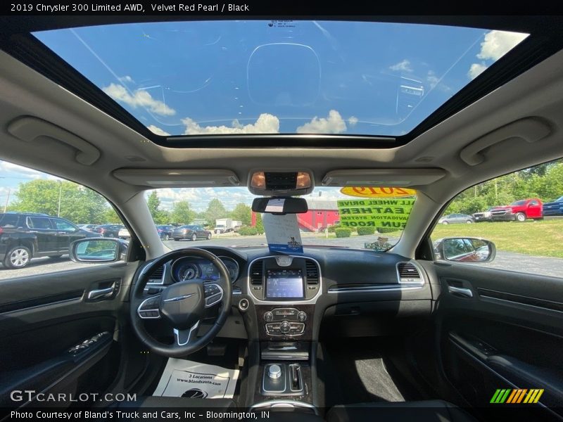 Velvet Red Pearl / Black 2019 Chrysler 300 Limited AWD