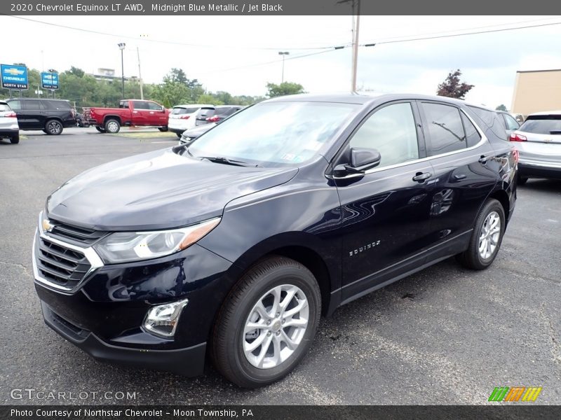Midnight Blue Metallic / Jet Black 2020 Chevrolet Equinox LT AWD