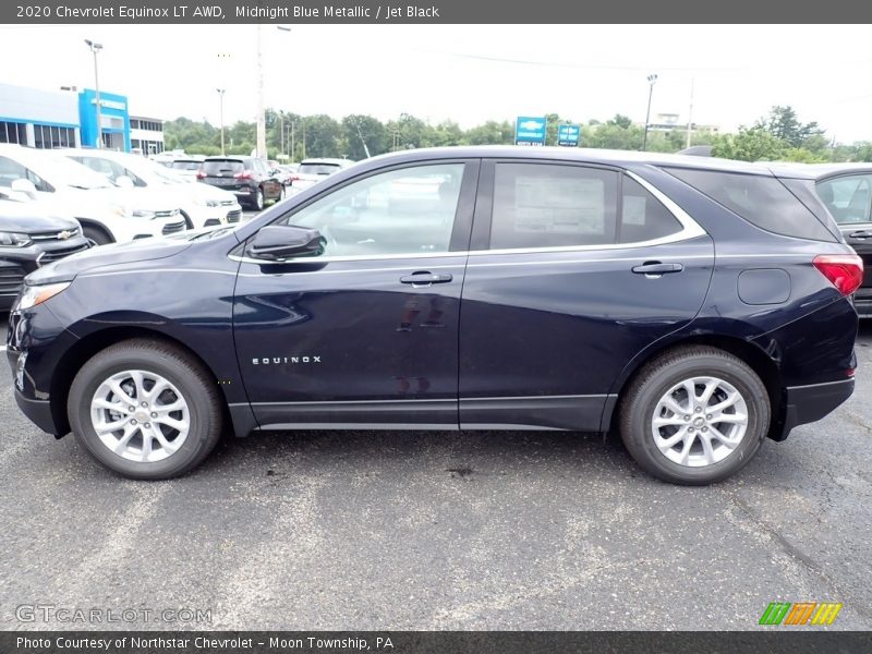 Midnight Blue Metallic / Jet Black 2020 Chevrolet Equinox LT AWD