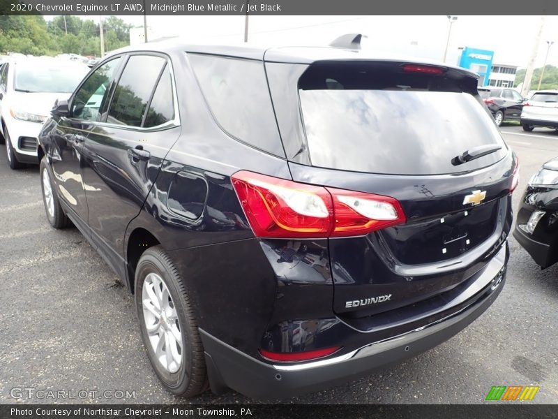 Midnight Blue Metallic / Jet Black 2020 Chevrolet Equinox LT AWD