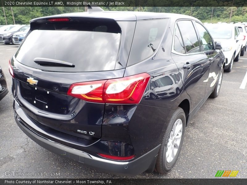 Midnight Blue Metallic / Jet Black 2020 Chevrolet Equinox LT AWD