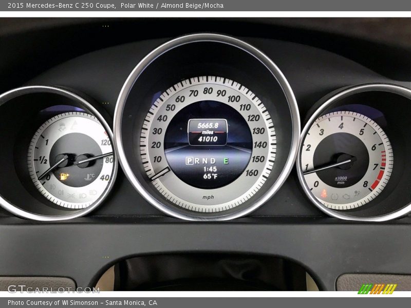  2015 C 250 Coupe 250 Coupe Gauges