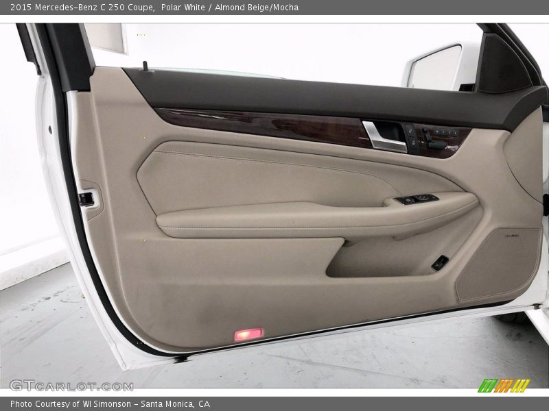 Polar White / Almond Beige/Mocha 2015 Mercedes-Benz C 250 Coupe