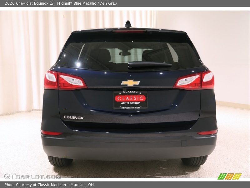 Midnight Blue Metallic / Ash Gray 2020 Chevrolet Equinox LS
