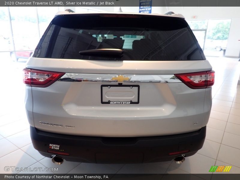 Silver Ice Metallic / Jet Black 2020 Chevrolet Traverse LT AWD