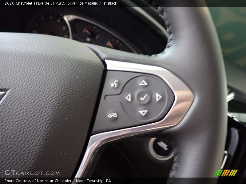 Silver Ice Metallic / Jet Black 2020 Chevrolet Traverse LT AWD