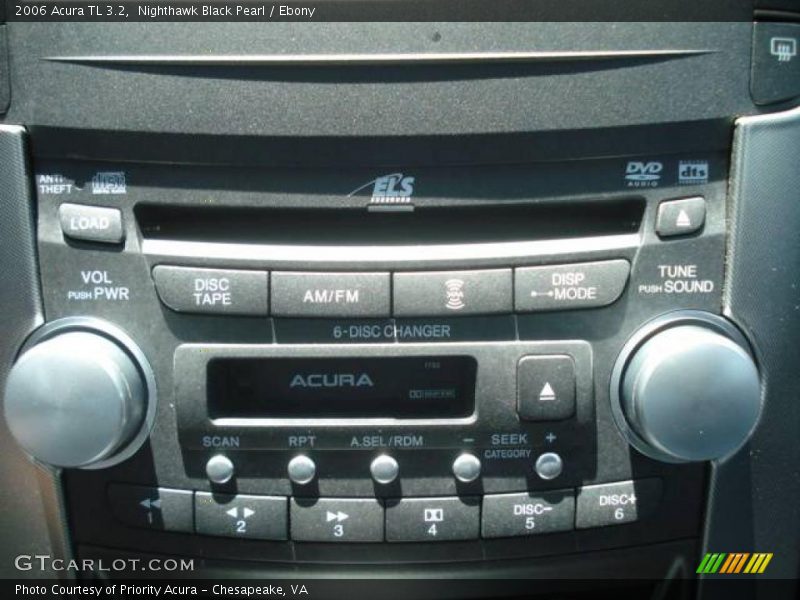 Nighthawk Black Pearl / Ebony 2006 Acura TL 3.2