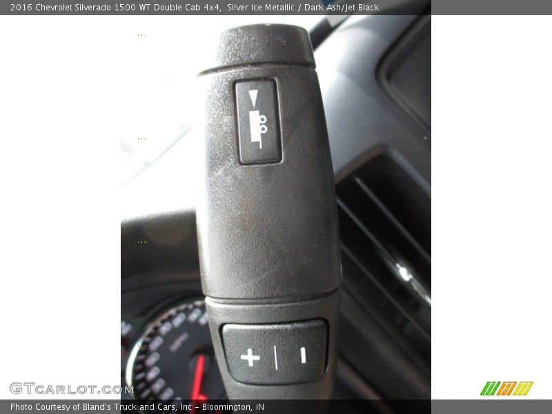 Silver Ice Metallic / Dark Ash/Jet Black 2016 Chevrolet Silverado 1500 WT Double Cab 4x4