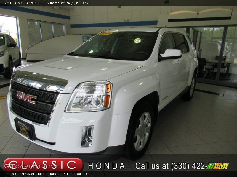 Summit White / Jet Black 2015 GMC Terrain SLE