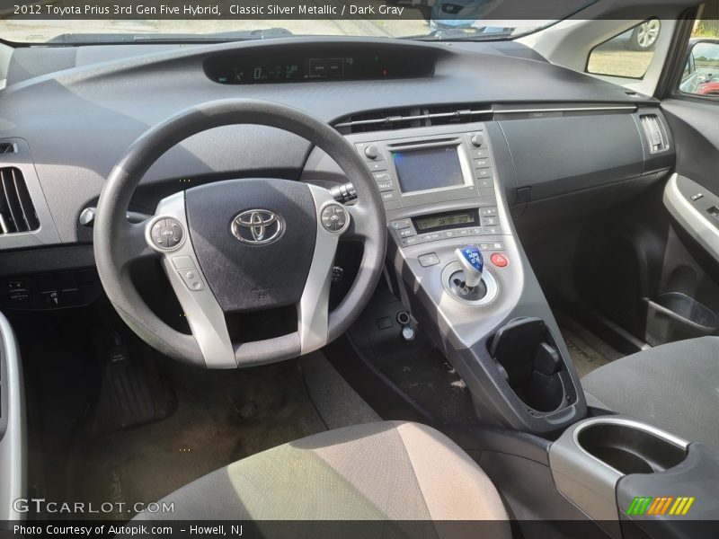 Classic Silver Metallic / Dark Gray 2012 Toyota Prius 3rd Gen Five Hybrid