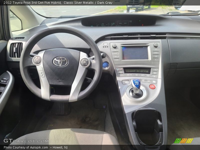 Classic Silver Metallic / Dark Gray 2012 Toyota Prius 3rd Gen Five Hybrid