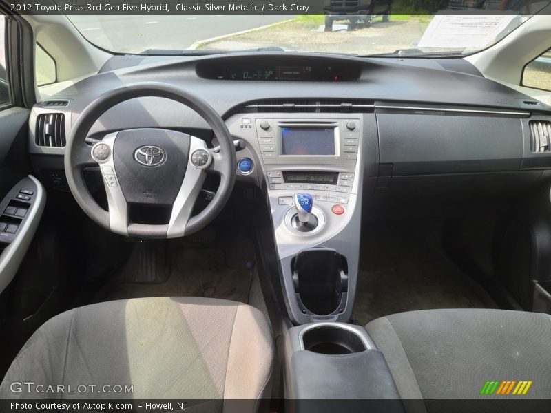 Classic Silver Metallic / Dark Gray 2012 Toyota Prius 3rd Gen Five Hybrid