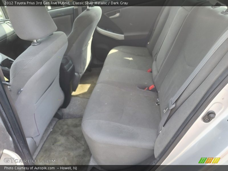Classic Silver Metallic / Dark Gray 2012 Toyota Prius 3rd Gen Five Hybrid
