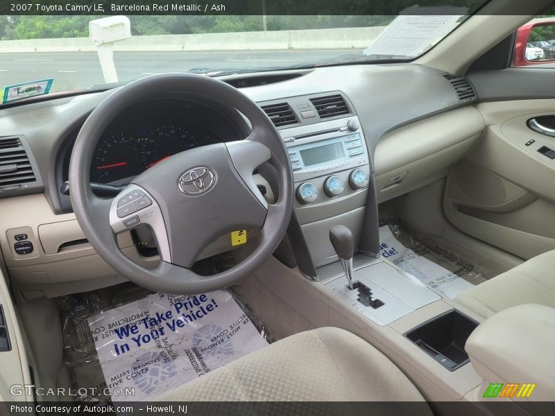 Barcelona Red Metallic / Ash 2007 Toyota Camry LE