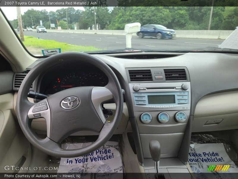 Barcelona Red Metallic / Ash 2007 Toyota Camry LE