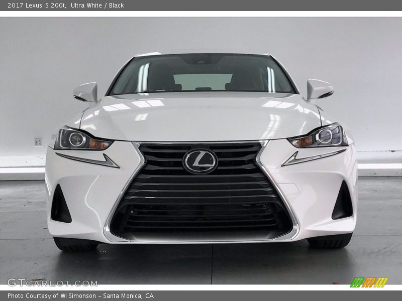 Ultra White / Black 2017 Lexus IS 200t