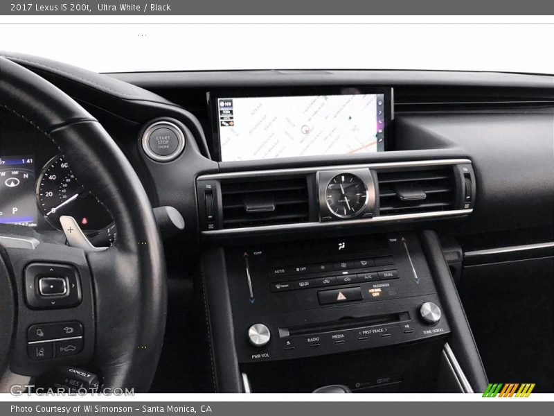 Ultra White / Black 2017 Lexus IS 200t