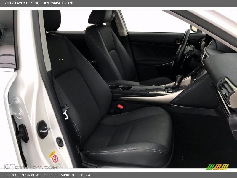 Ultra White / Black 2017 Lexus IS 200t