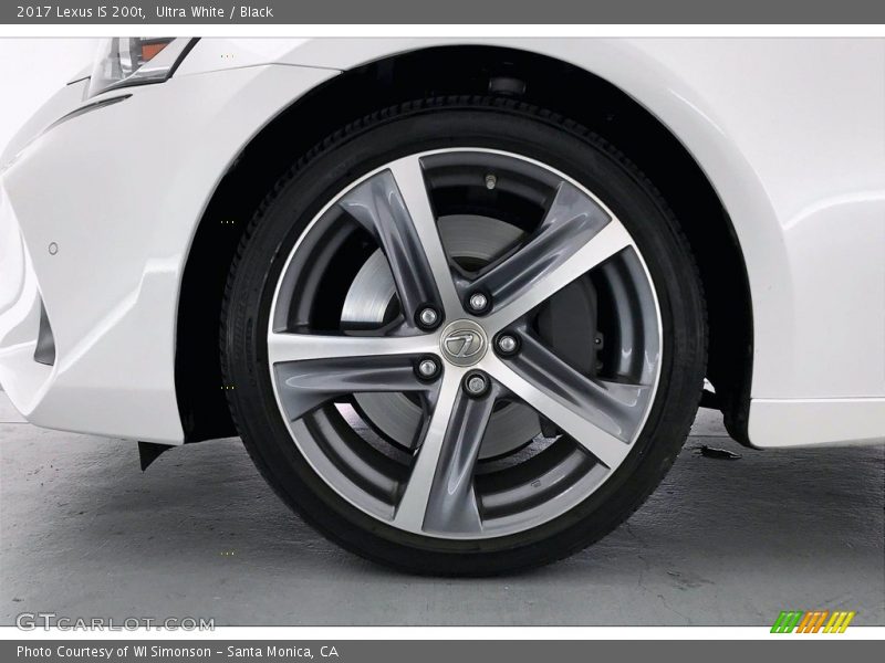 Ultra White / Black 2017 Lexus IS 200t