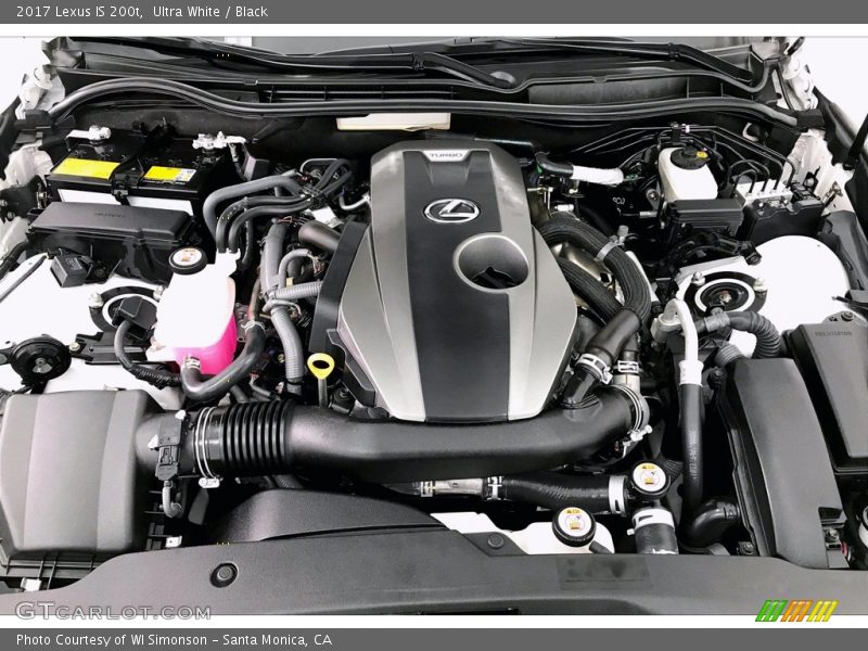 Ultra White / Black 2017 Lexus IS 200t