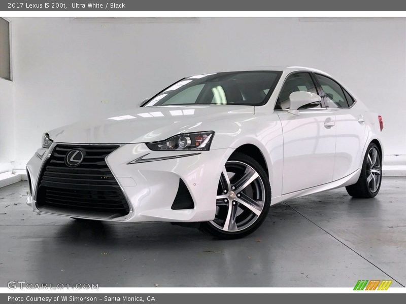 Ultra White / Black 2017 Lexus IS 200t