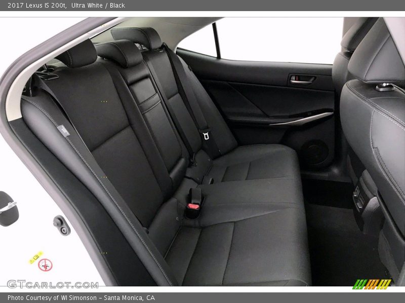 Ultra White / Black 2017 Lexus IS 200t