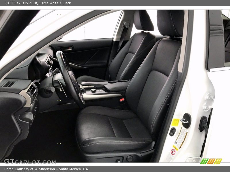 Ultra White / Black 2017 Lexus IS 200t