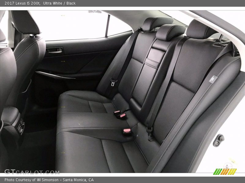 Ultra White / Black 2017 Lexus IS 200t