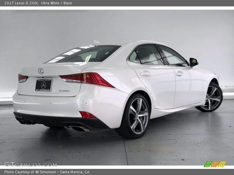 Ultra White / Black 2017 Lexus IS 200t