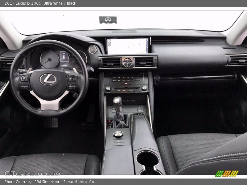 Ultra White / Black 2017 Lexus IS 200t