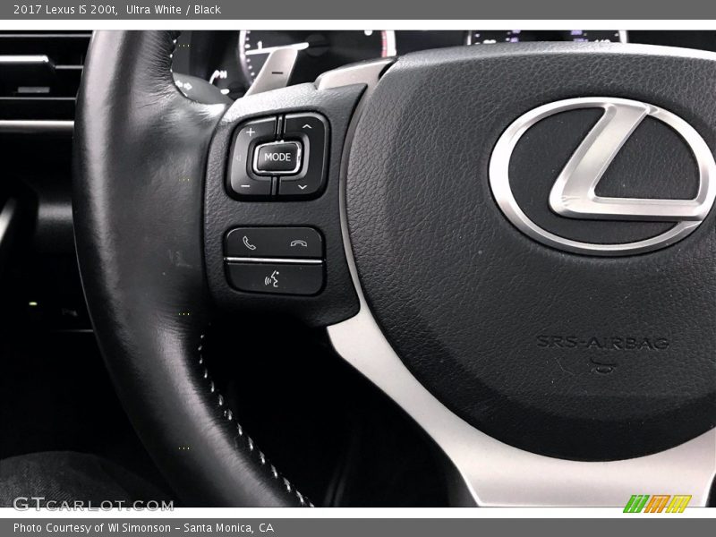 Ultra White / Black 2017 Lexus IS 200t