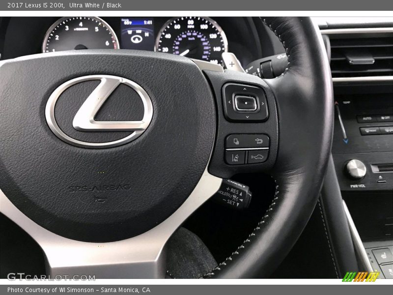 Ultra White / Black 2017 Lexus IS 200t