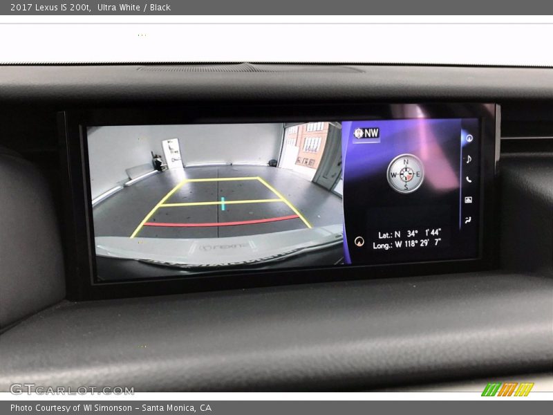 Ultra White / Black 2017 Lexus IS 200t