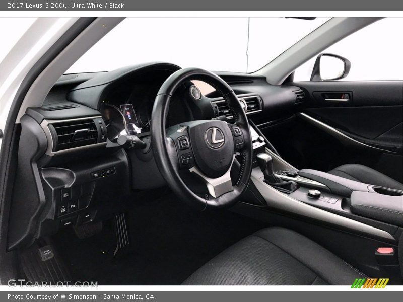 Ultra White / Black 2017 Lexus IS 200t
