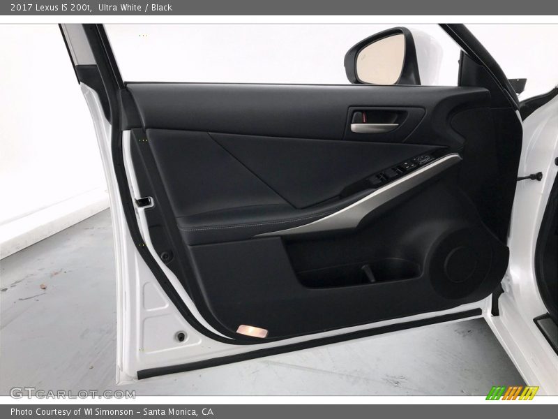 Ultra White / Black 2017 Lexus IS 200t