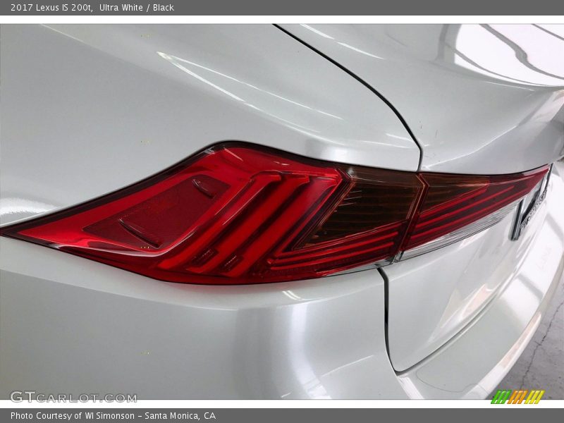Ultra White / Black 2017 Lexus IS 200t
