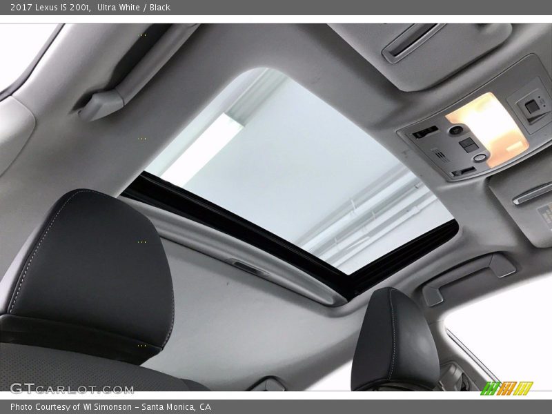 Ultra White / Black 2017 Lexus IS 200t